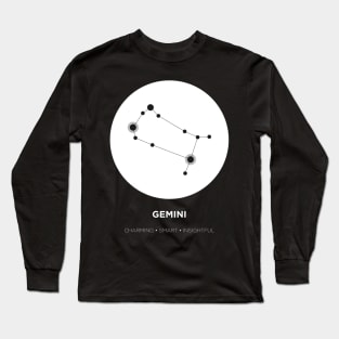 Gemini Zodiac Long Sleeve T-Shirt